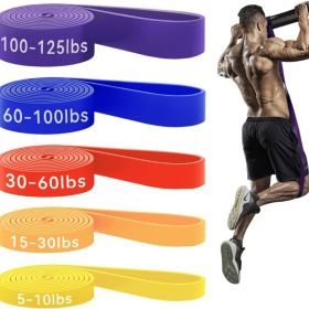 Pull Up Assistance Bands Pull Up Bands Resistance Bands Exercise Bands Resistance Bands Set Of 5 (Option: MULTICOLOR)