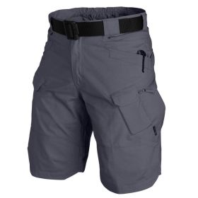 Summer Combat Uniform Camouflage Shorts Quarter Pants (Option: Gery-3XL)
